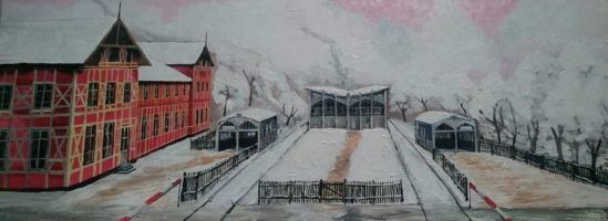 Alter Finkenkruger Bahnhof Gesamtansicht