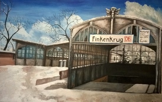 Finkenkruger Bahnhof Eingang